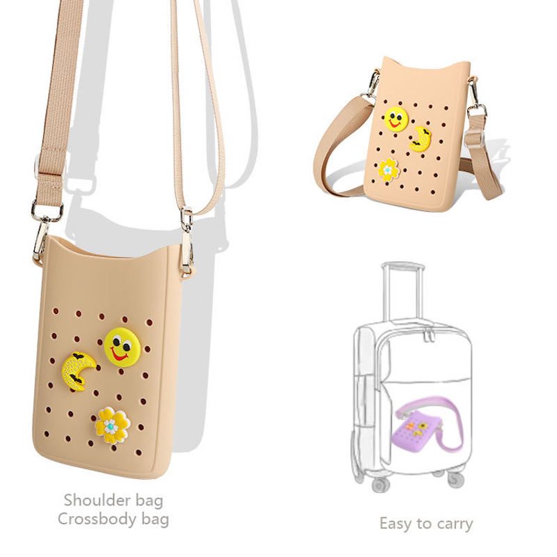 Luxury designer iPhone 17 crossbody case bag