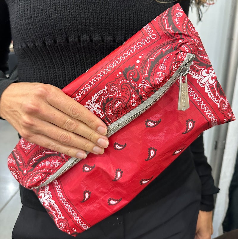 custom printed Tyvek makeup bag