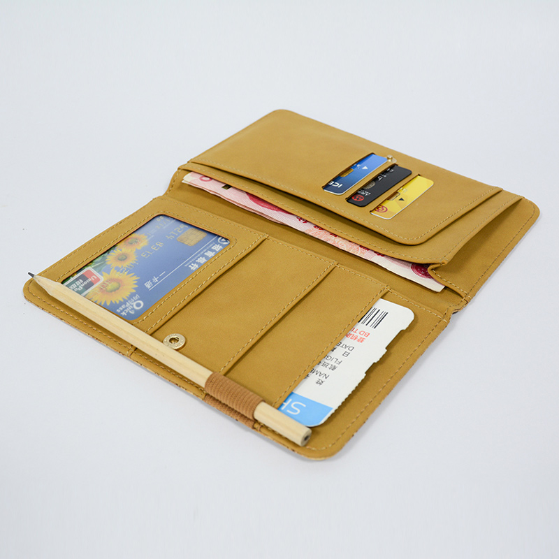 Kurk Travel Wallet RFID Blokkerende Document Organisator van de Zak/Familie Paspoort