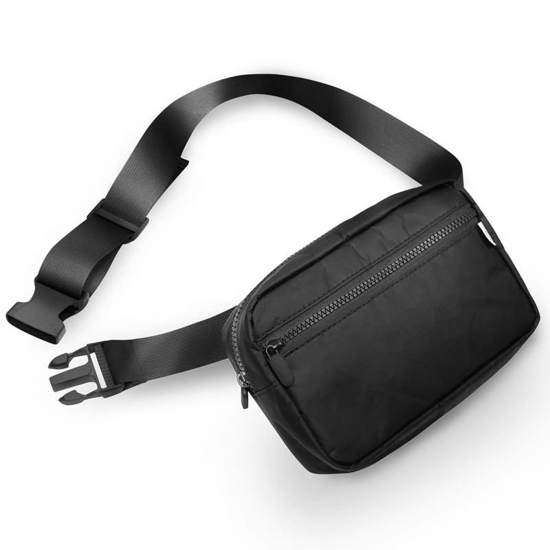 Outdoor zwarte crossbody sling heuptasje – veelzijdige schoudertas voor heren en dames | Reistas Geschikt voor Nintendo Switch