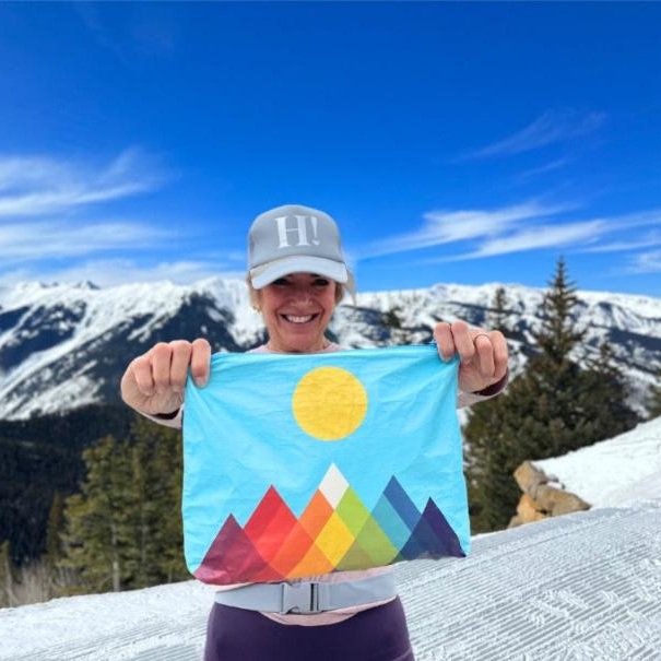 Verken het buitenleven met vertrouwen: waterdicht draagbaar etui - middelgroot ritspakket in Mountain Brights