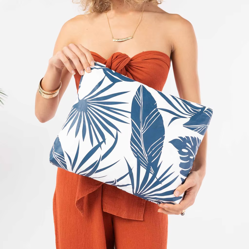 Aangepaste lichtgewicht Aloha waterdichte kleine make -uptas - DuPont ™ Tyvek® Cosmetic Pouch